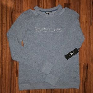 Bebe sweatshirt with slash detail